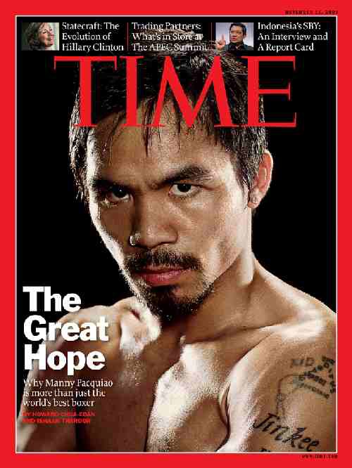 Manny Pacquiao on Time Magazine