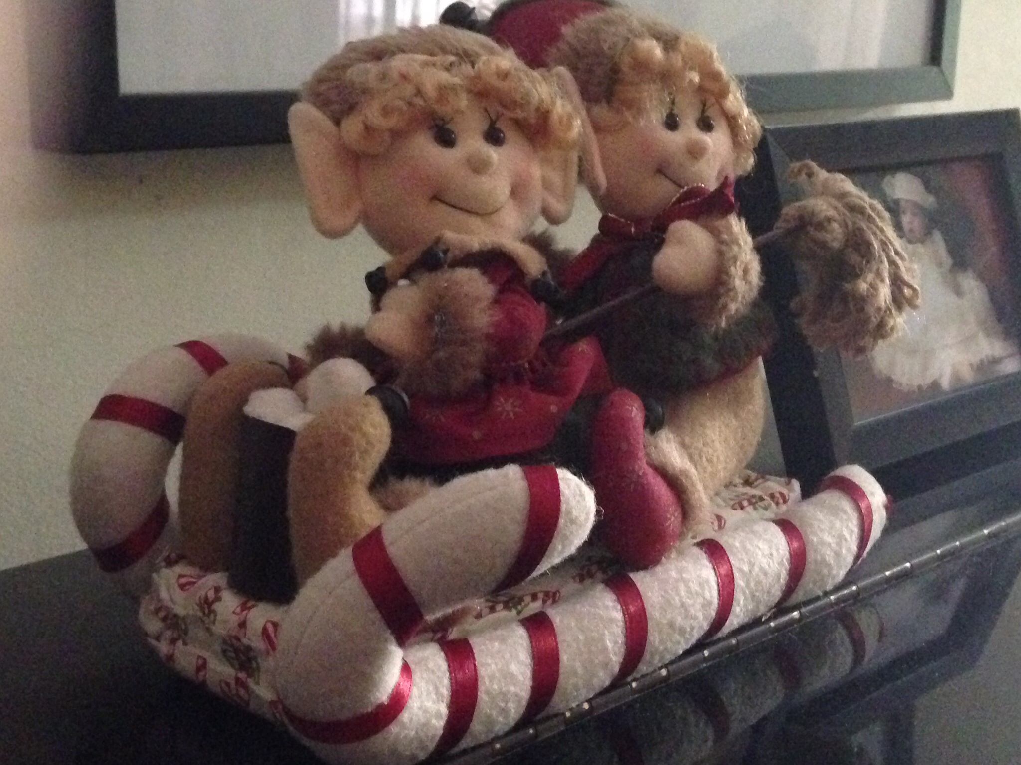 got this really cute stuffed elves on a sleigh for only Php99 